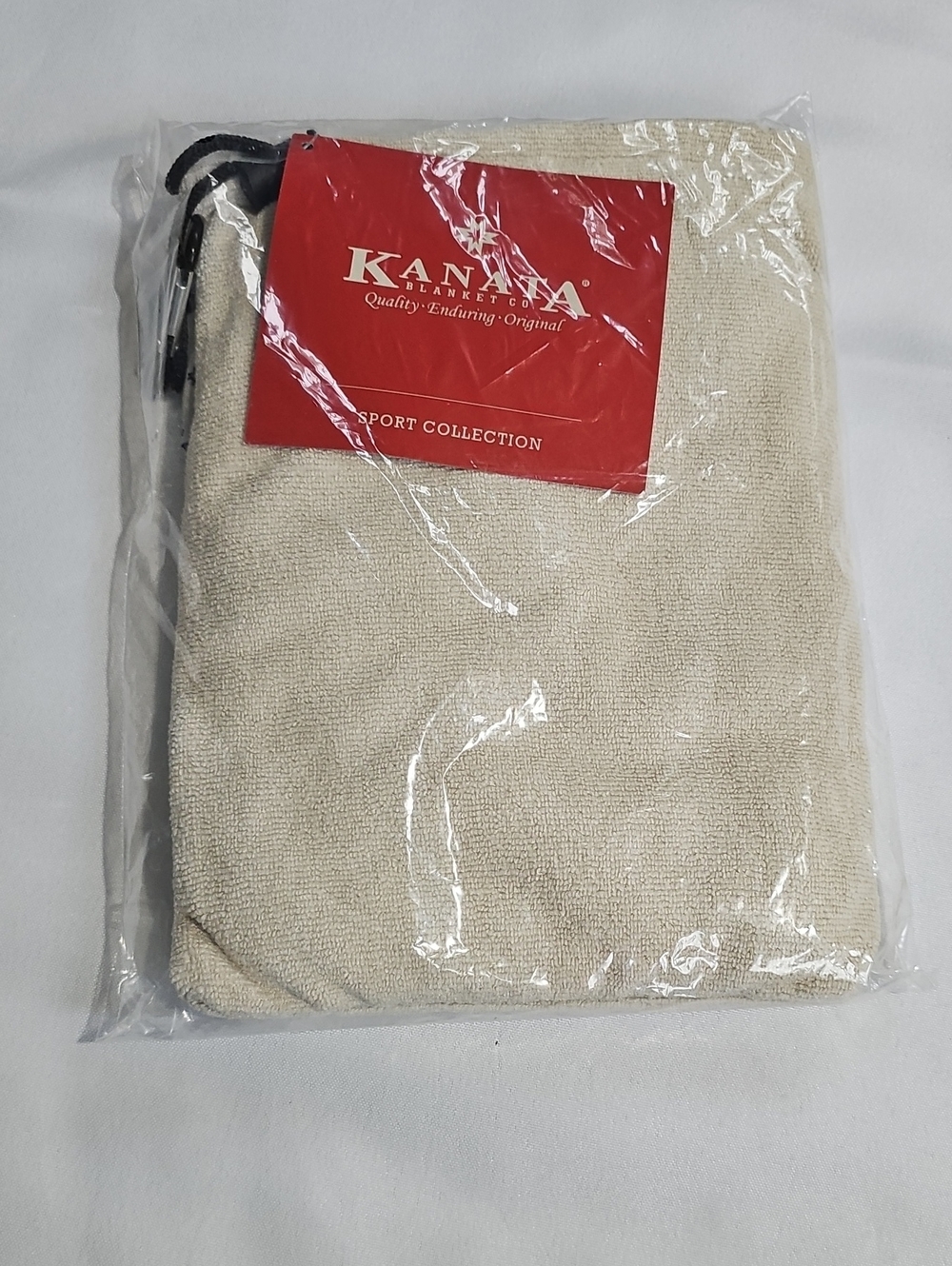 Kanata Blanket Co. Sports Collection Microfiber Towel - Cream Color
